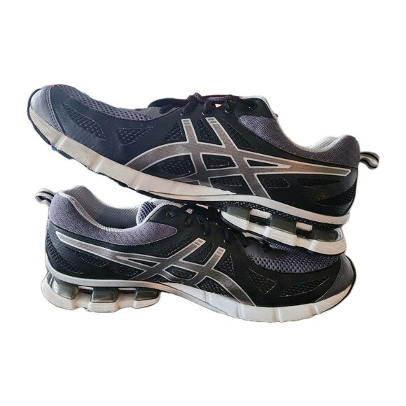 Asics GEL-Sendai 2 Running Shoes Men’s Size 13 Black Silver Purple T428N main image 5
